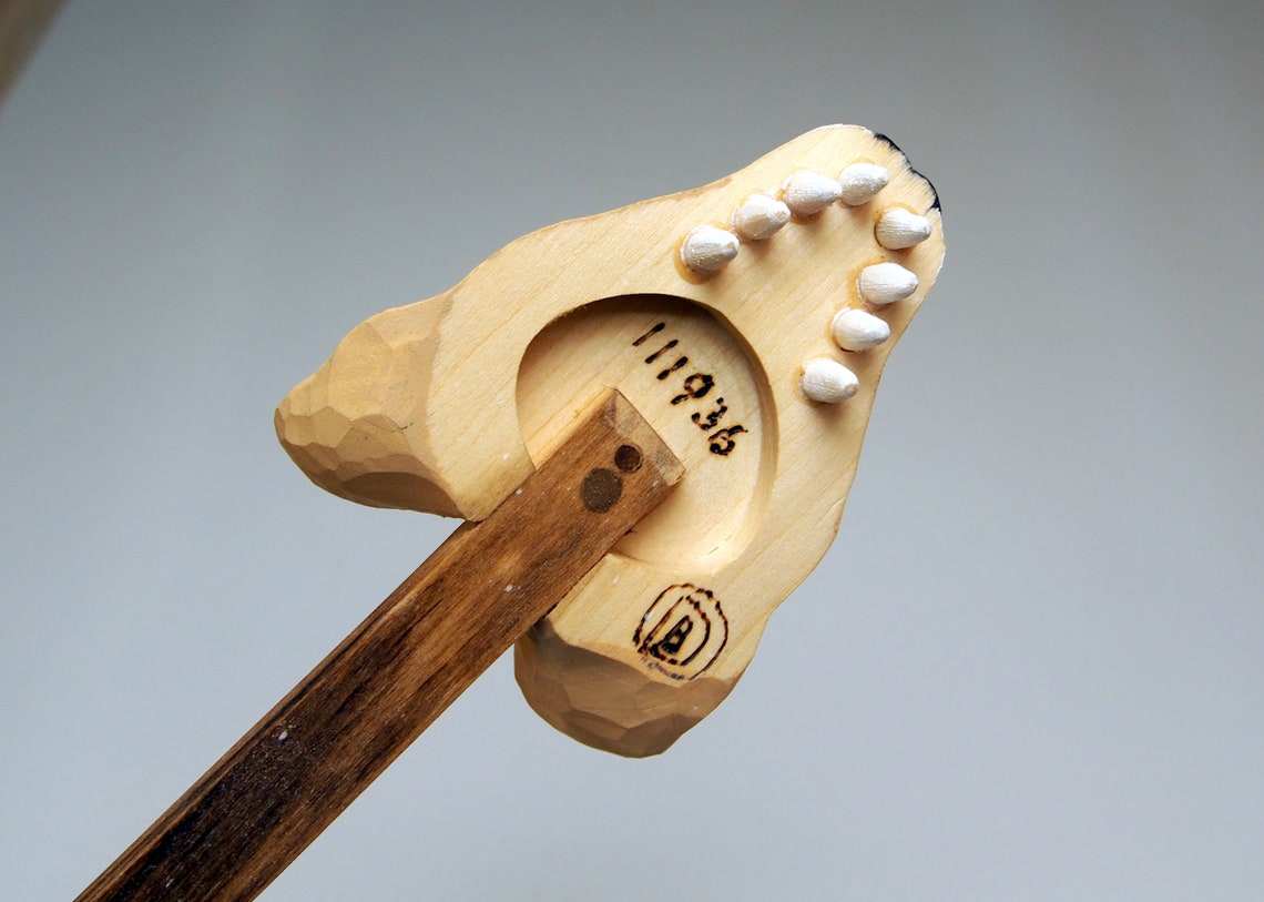 Back Scratcher Ginger Dog Handmade Wood Great Gift Etsy