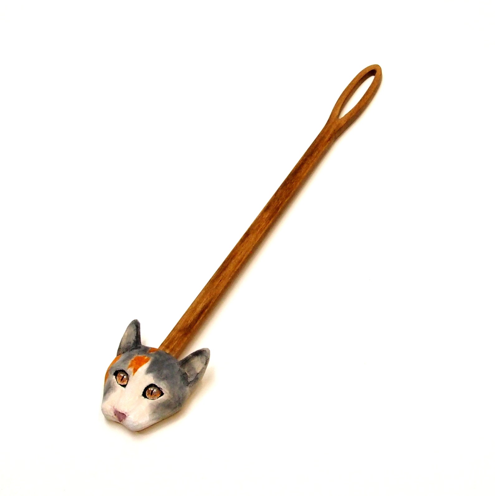 Cat Back Scratcher Cat Handmade Wood Great Gift Etsy