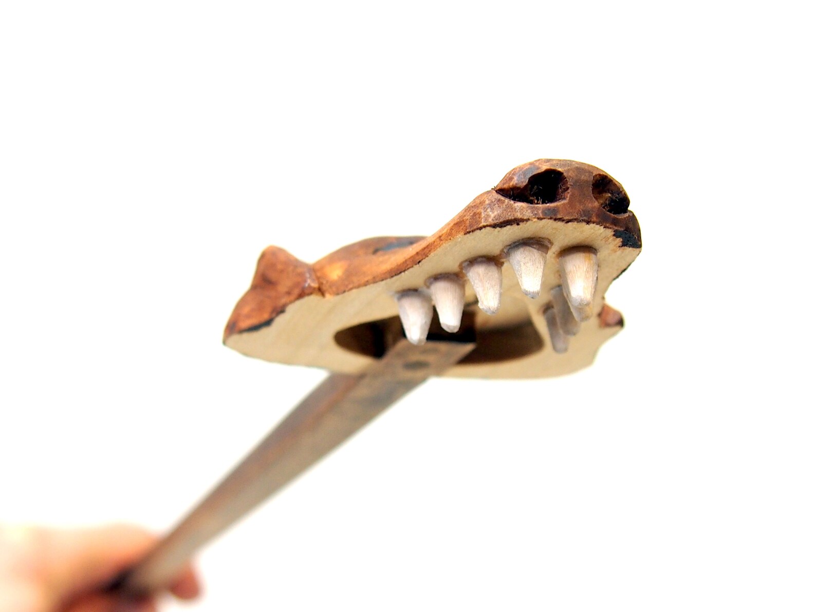 Back Scratcher Brown Dog HandCarved Wood Great Gift Etsy