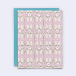 Carte florale toutes occasions, carte à motif floral, carte de voeux vierge, carte de remerciement avec fleurs, carte de voeux botanique
