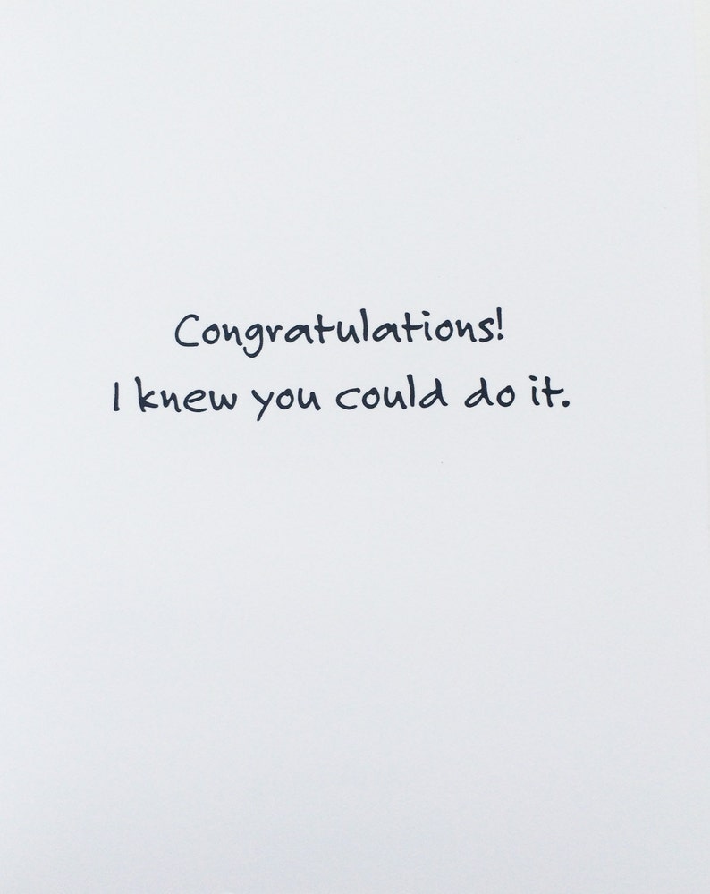 Congratulations, You ROCK Card, Accomplishment, All Occasion Card - Etsy