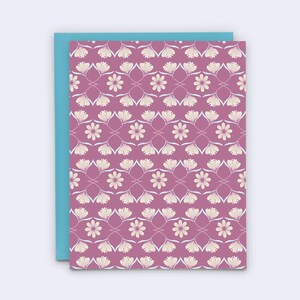 Carte florale toutes occasions, carte à motif floral, carte de voeux vierge, carte de remerciement avec fleurs, carte de voeux botanique