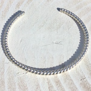 Silver Twist Cuff