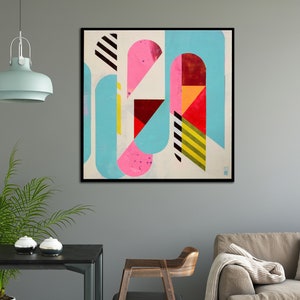 Canvas Art Print - 80x80 cm - Ready to hang - Stretched on wooden frame - Frame optional - Fade-resistant ink - Vibrant colors