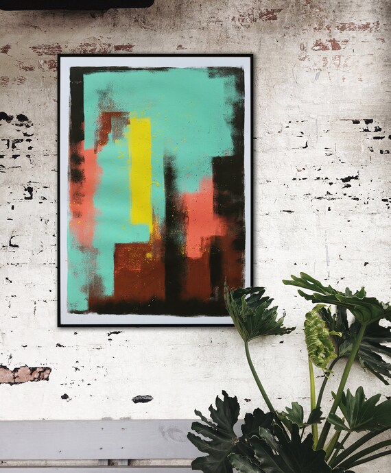 Large Fine Art on Paper 276x197 Original Painting Etsy