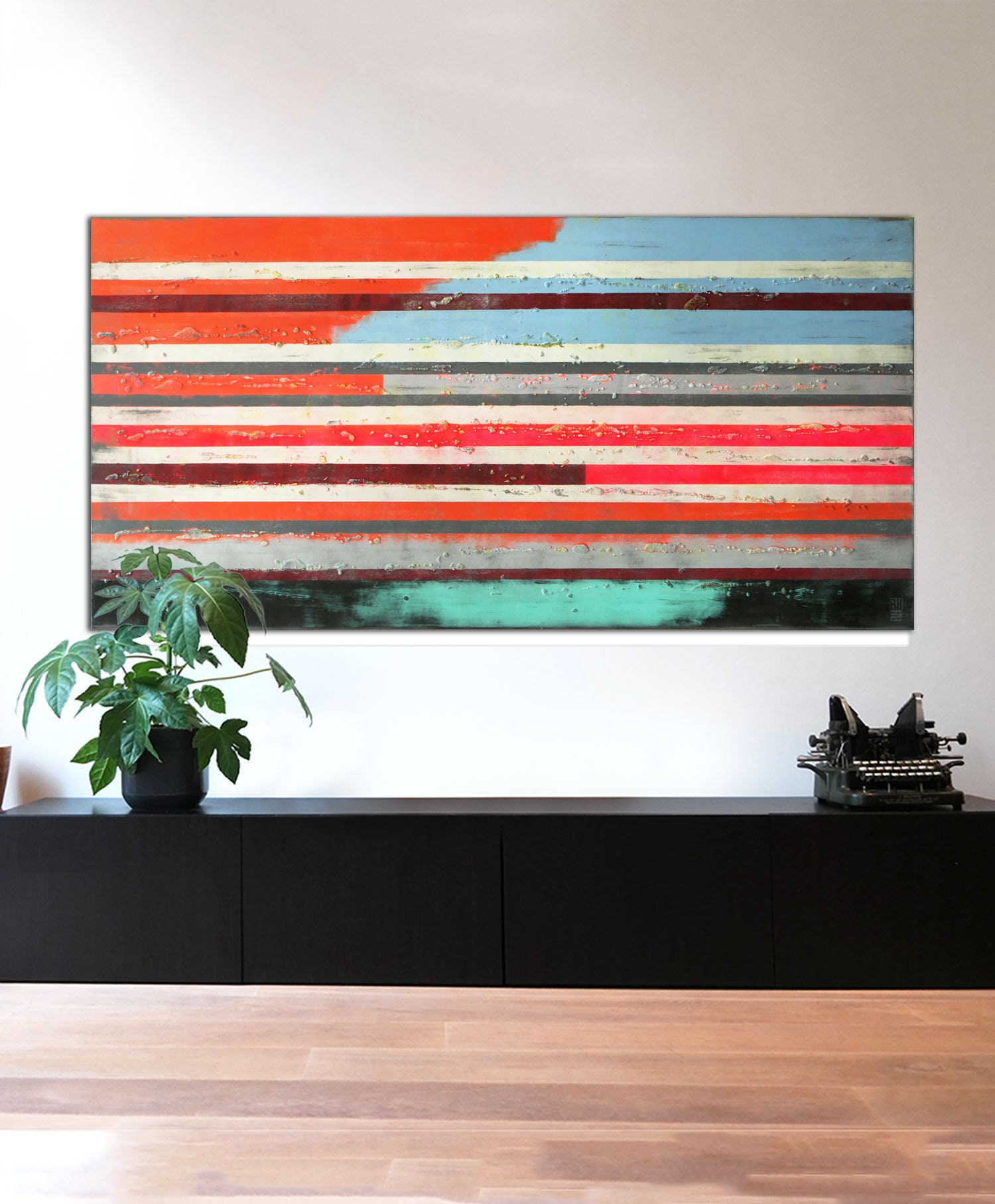 XL Original Painting Ready to Hang Canvas Etsy