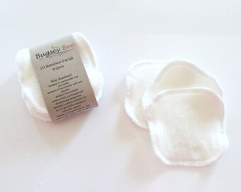 Bamboo Facial Rounds, Facial wipes, Make up removal wipes, reusable wipes, bamboo wipes, make-up rounds, face rounds, ecofriendly