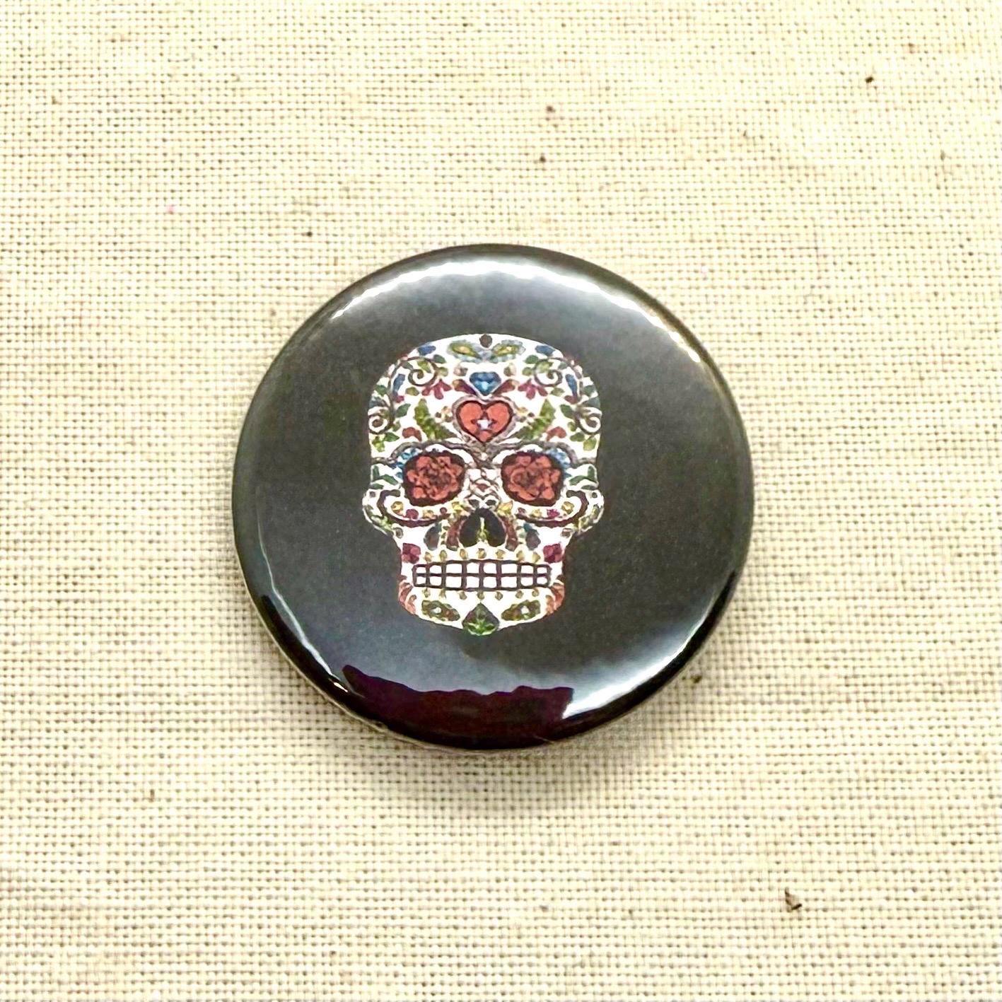シュガースカル 25mm ボタンピンバッジ - Etsy 日本