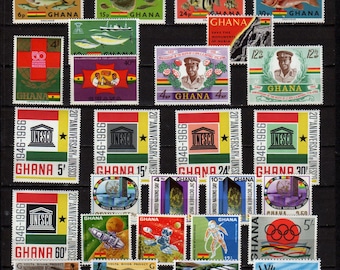 Ghana Stamps, Unused Mint (NH-Never Hinged) Ghana Postage Stamps, Stamps, African stamps, Postage stamps, African stamps, Stamps From Africa