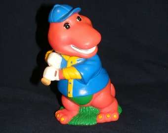 Barney Bank, Barney Figure, Barney, Baseball Player Bank, Barney Toy, Toy Bank, Bank, Kids Bank, Childs Bank, Bank Toy