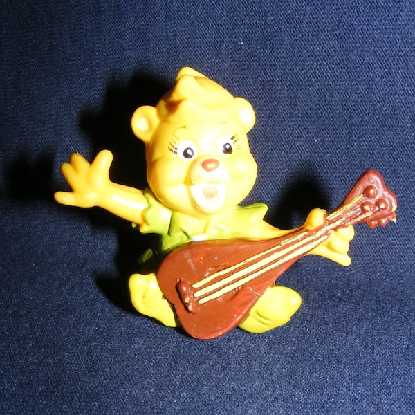 Gummi Bear Sunni Figure, Gummi Bear Toy, Sunni Gummi Bears, Applause, 1985, Disney Adventures of the Gummi Bears