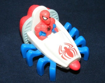 Spiderman Car, 1995, Toy Car, McDonald's Toy, Fast Food Toy, Vintage Fast Food Toy, Spider Man Toys, Spiderman Toys