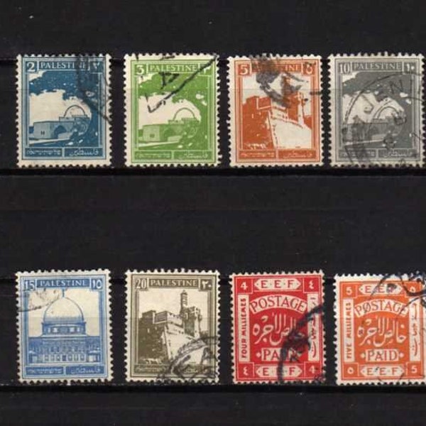 Lot Palestine Stamps, Palestine Postage Stamps, Palestinian Postage Stamps, Stamps, Postage Stamps, Stamp Collection, Middle East Stamps