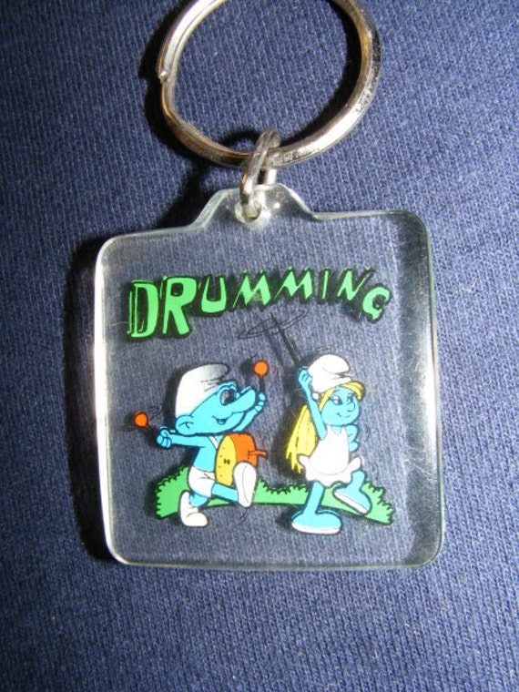 Smurf Keychain, Keychain, Key chain, Toy Keyring,… - image 3