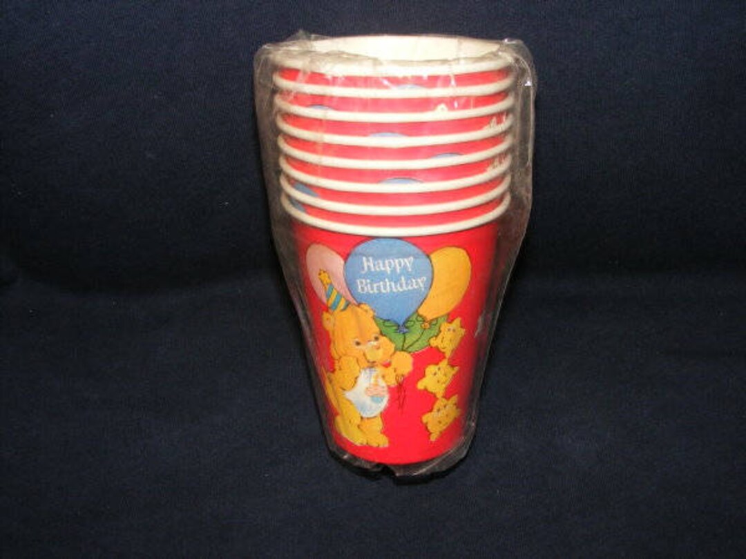 Care Bears Cups, Paper Cups, Birthday Party Cups, Birthday Party, Party ...