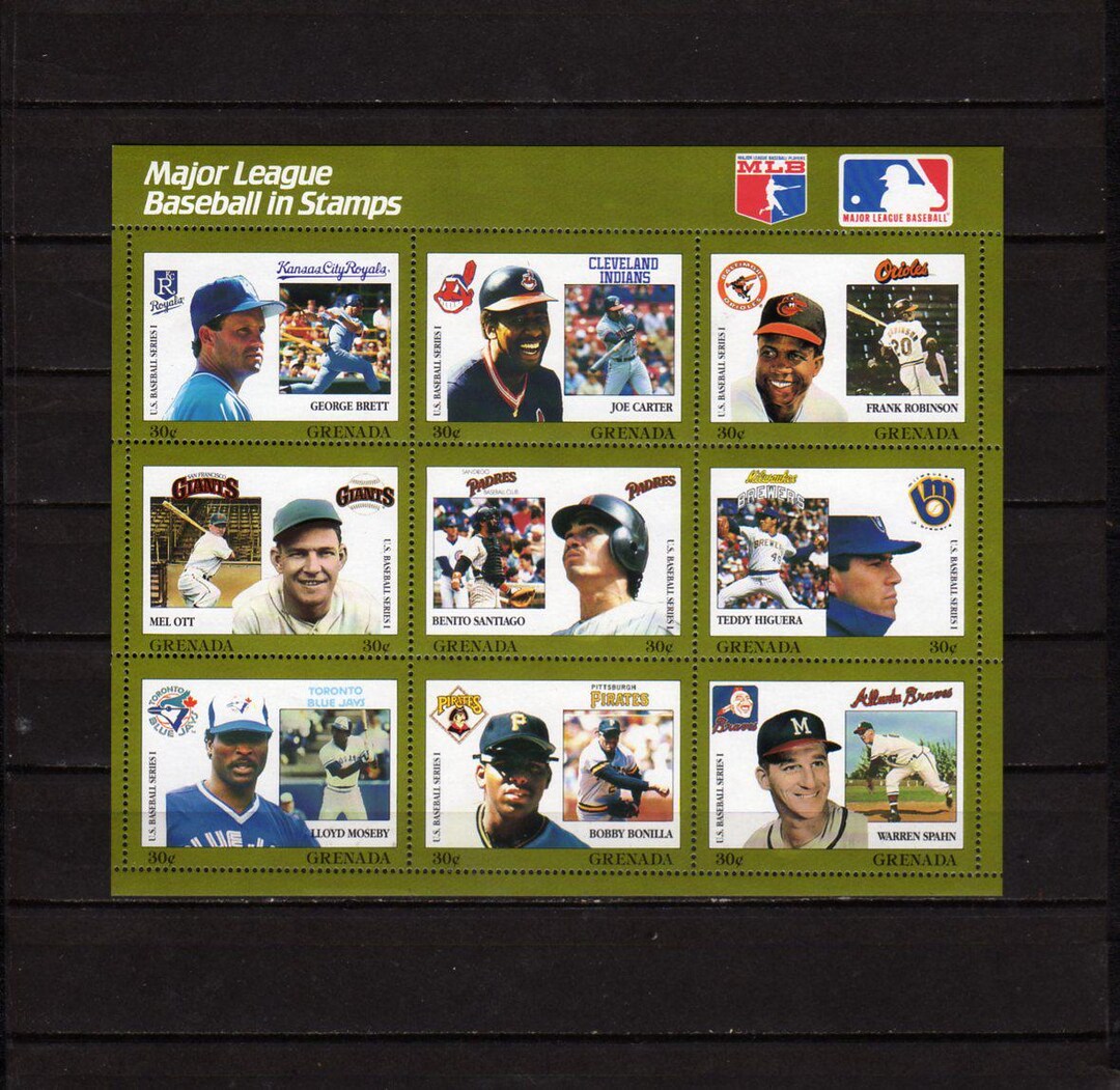 Baseball Players Stamps, Stamps, Baseball Stamps,frank Robinson, Joe ...