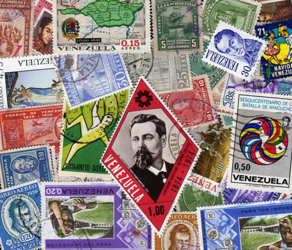 50 Diff. Venezuela Stamps Venezuela Postage stamps Etsy