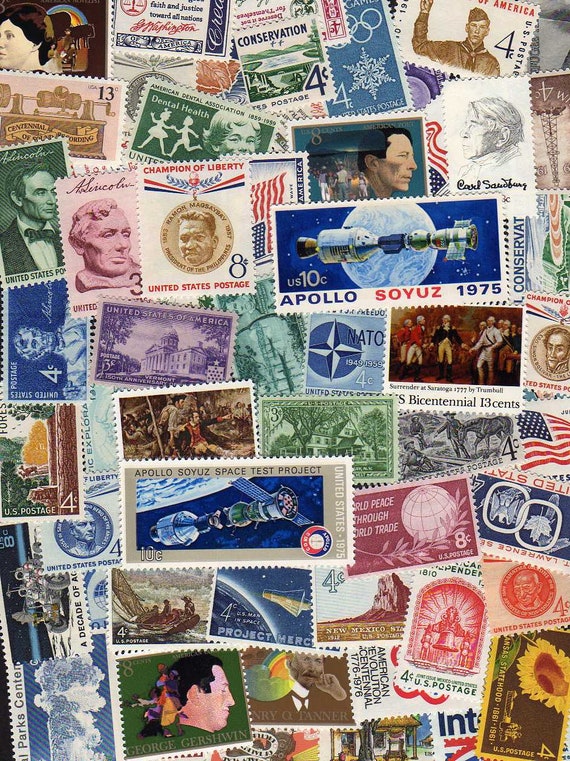 Mint US Stamps, 50 Diff, Us Postage Stamps, US Stamps, Us Stamps Mint,  United States, Stamps, Postage Stamps, US postage stamps