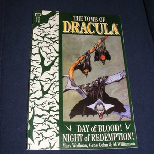 Dracula Comic Book, Dracula, Tomb of Dracula Comic Book, Mary Wolfman, Day of Blood, Horror Comics, Comic Book, Horror Movies, Comics