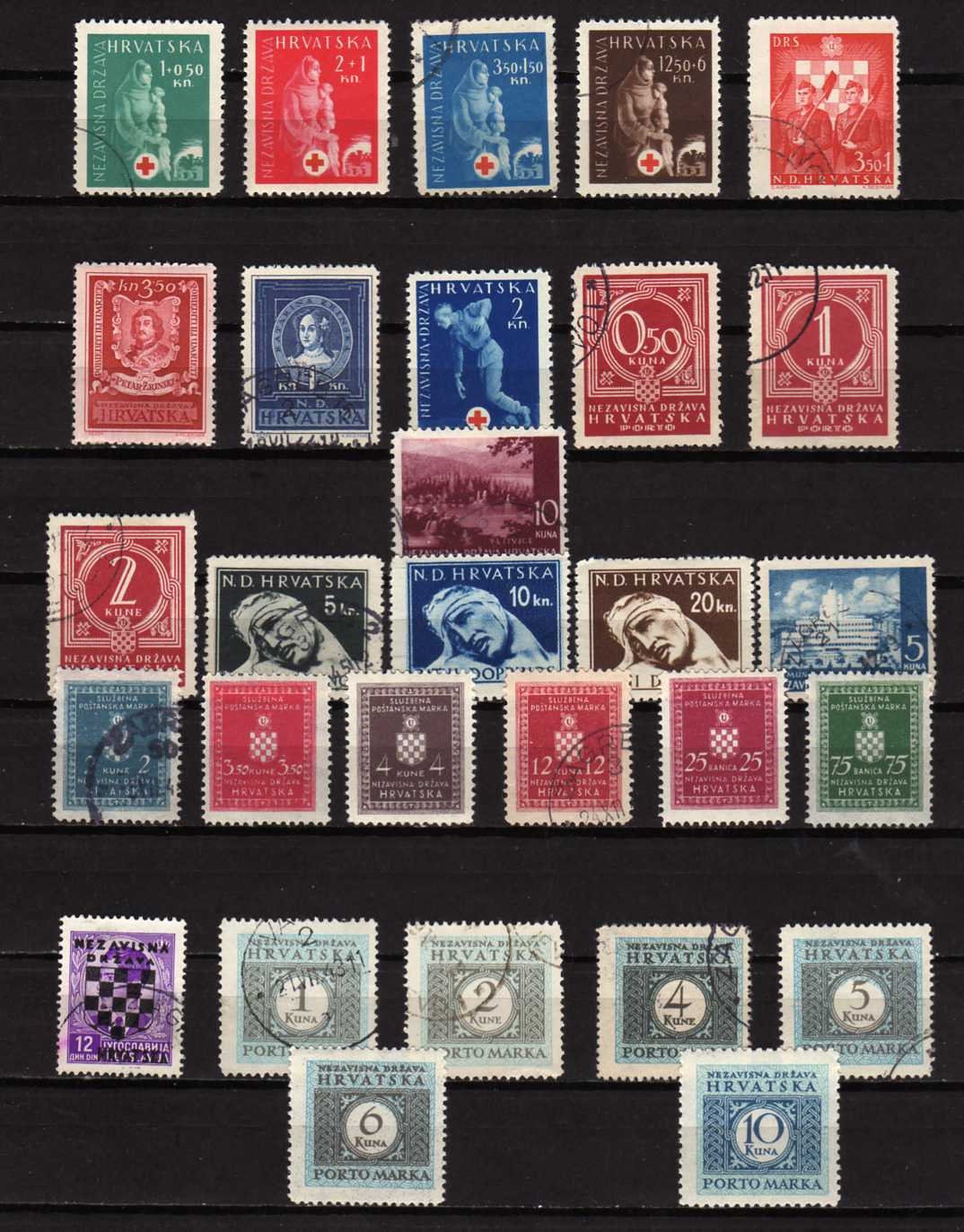 Croatia Stamps Croatia Postage Stamps Croatian Stamps - Etsy