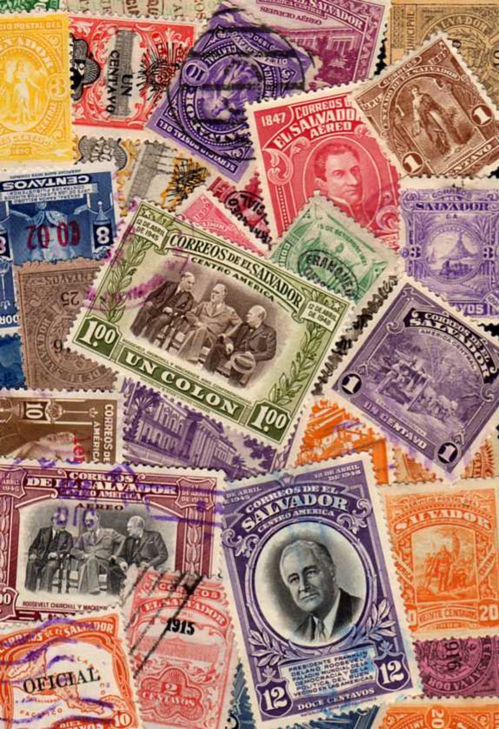 El Salvador Stamps 30 Diff El Salvador Postage Stamps | Etsy