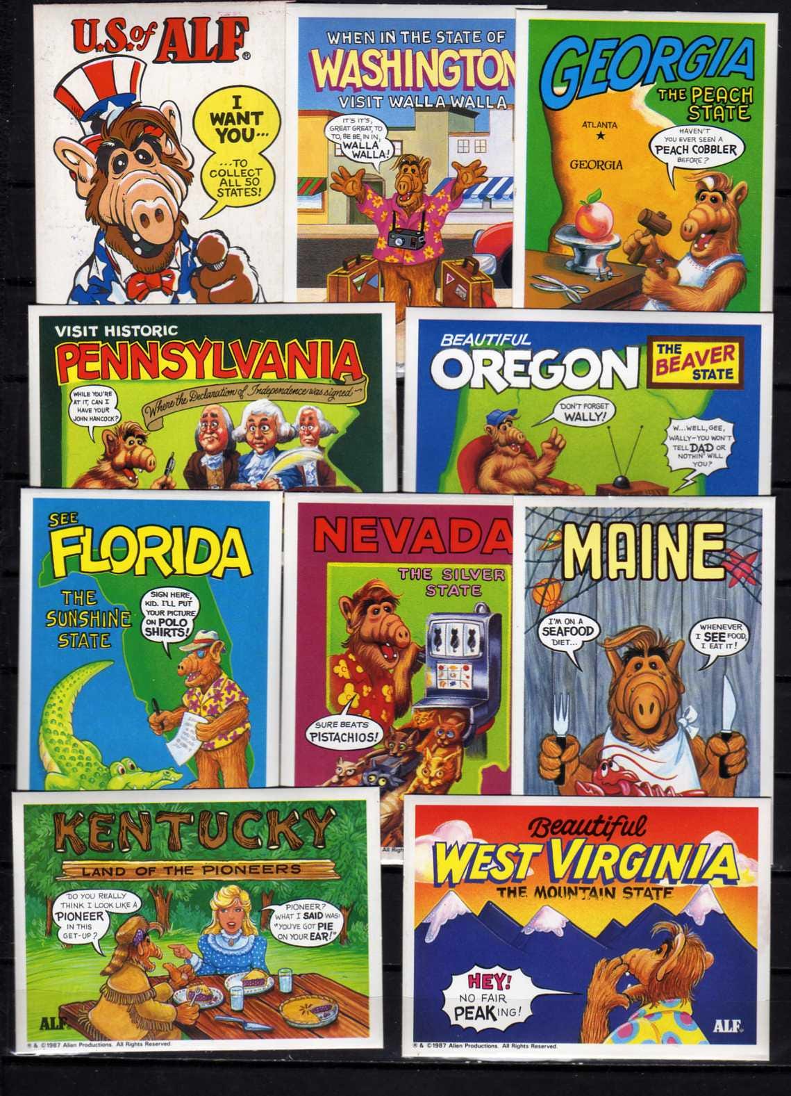 Alf Trading Cards - Etsy