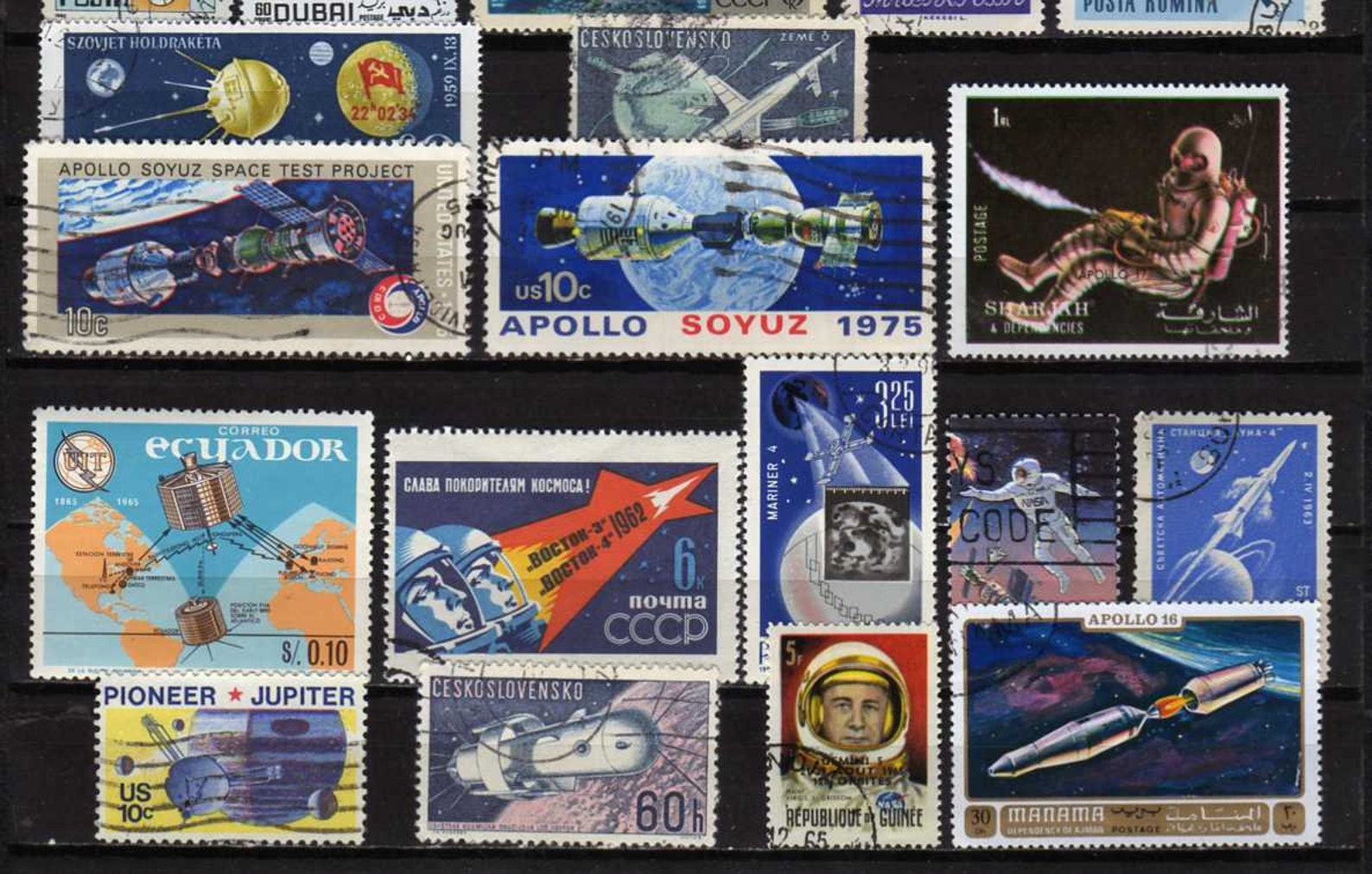 SPACE Stamps 50 Diff Space Postage Stamps Worldwide Stamps Etsy