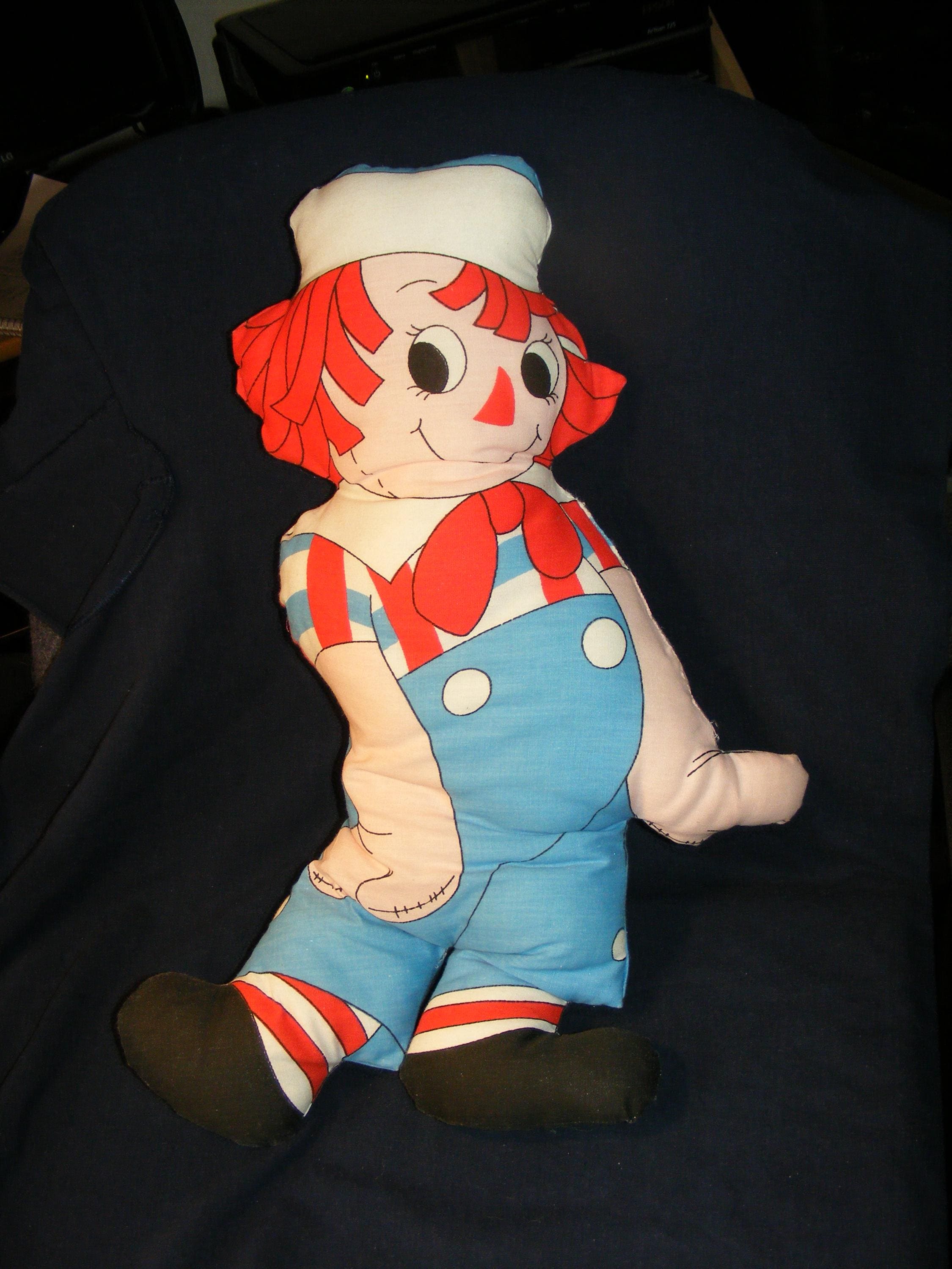 Vintage Raggedy Ann Pillow - Etsy