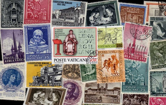 Vatican City Stamps,25 Diff, Vatican City,Stamps,Postage Stamps,Stamp  Collection,Pope,Vatican Stamps, Vatican City Postage Stamps,Religious