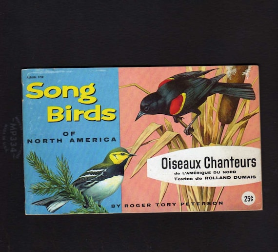 Song Birds of North America, Bird Book, 1959, Bird Guide, Brooke Bond Red  Rose Tea Cards, Gift for Birders, How to Identify Birds, -  Canada