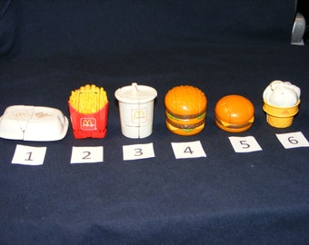 You Pick:McDonald's Food Changeables- Hot Cakes, Fries, Shake, Big Mac, Cheeseburger, Cone, Transformers, Robots