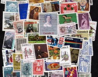 Canada Stamps, 60 Diff, Canada Vintage Stamps, Canadian Stamps, Older Canadian Stamps, Stamp Collection, Stamps,