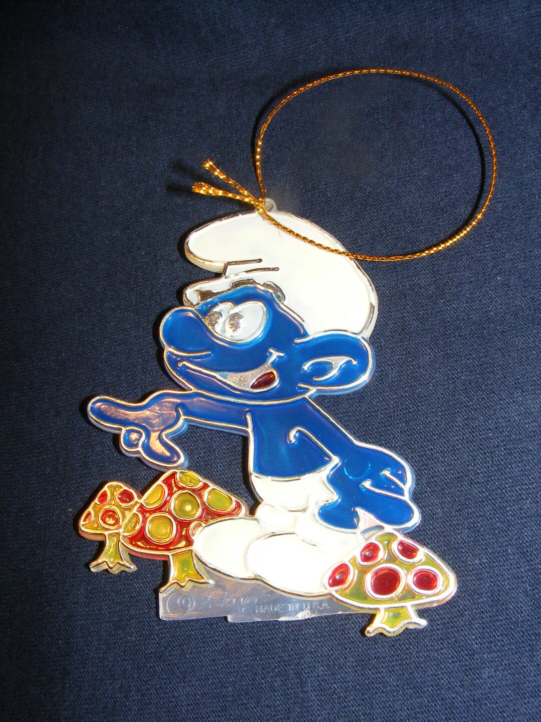Smurf Christmas Ornament, Smurf Ornament, Smurf Figure, Christmas ...