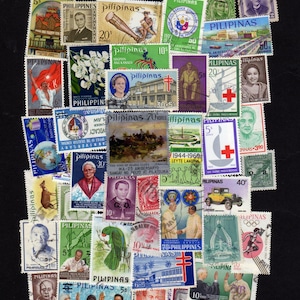 Vintage Philippine Stamps - Etsy