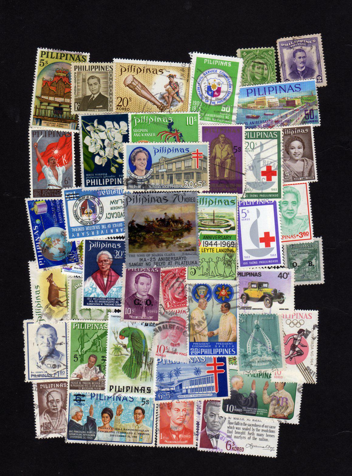 Vintage Philippine Stamps - Etsy