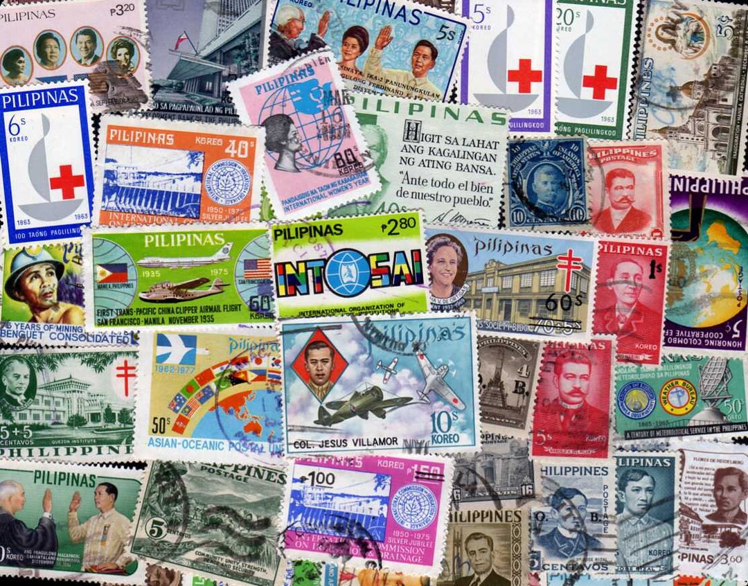 thumbnail image 2 of Philippines Mint Vintage Stamp Collection As Shown Does NOT Include Stock Card 2 of 14
