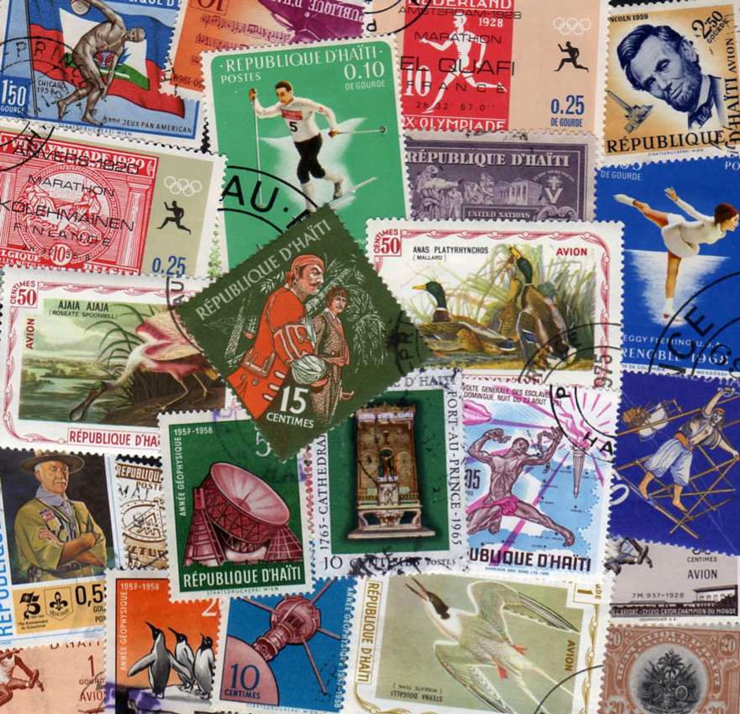 Haiti Stamps, 25 Diff, Haiti Postage Stamps, Haitian Stamps, Haiti ...