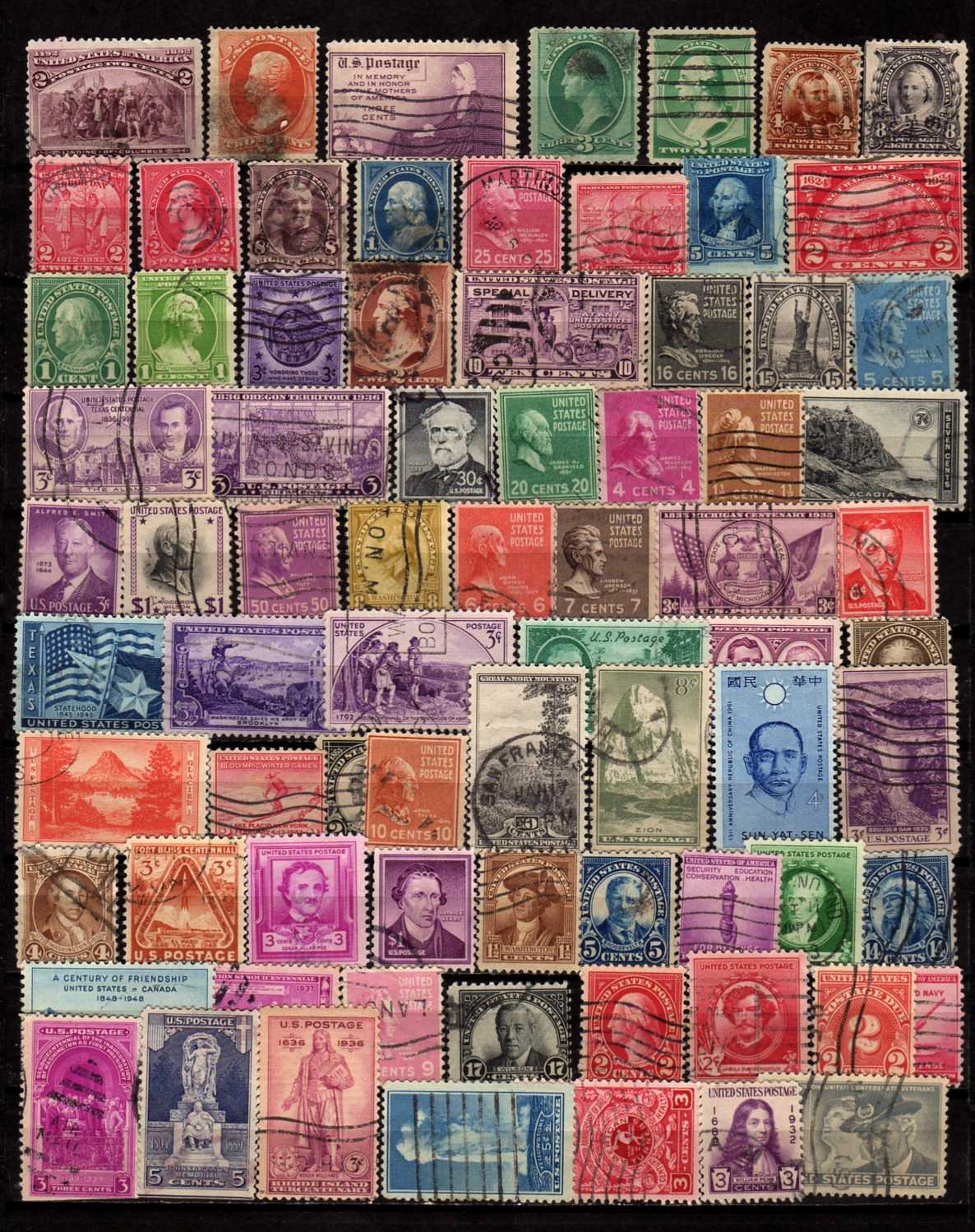 United States Stamp Collection US Stamps United States Etsy