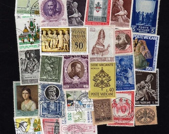 Antique Souvenir Booklet, Citta Del Vaticano, Postage Stamps