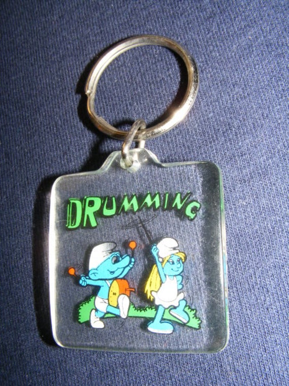 Smurf Keychain, Keychain, Key chain, Toy Keyring,… - image 2