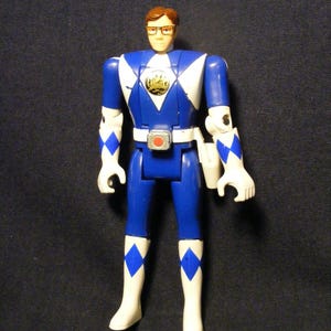 Billy Blue Action Figure, Mighty Morphin Power Rangers Action Figure,  Bandai 1993, Power Rangers