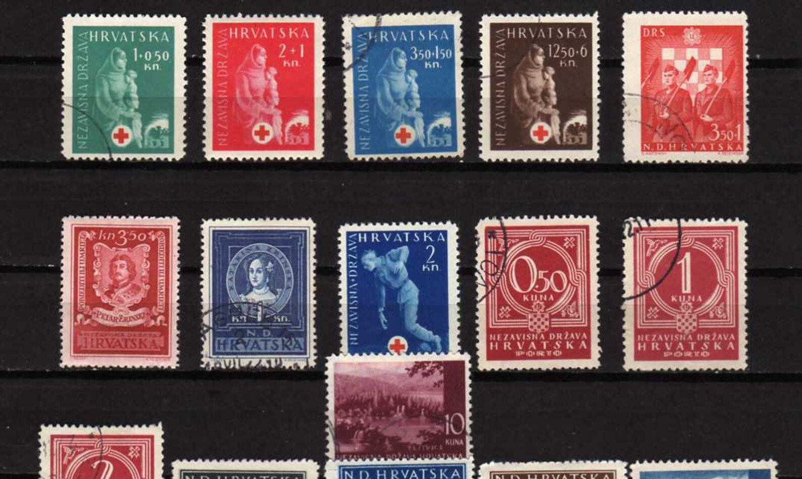 Croatia Stamps Croatia Postage Stamps Croatian Stamps - Etsy