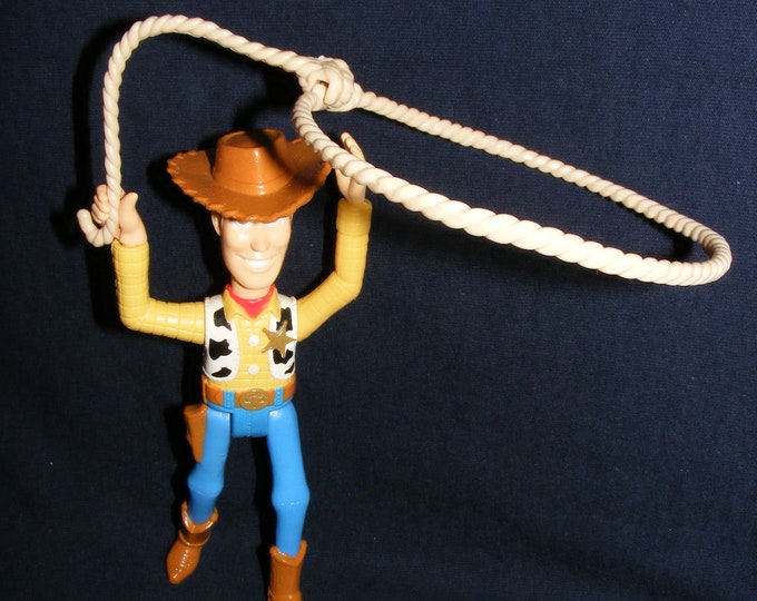 Toy Story Woody Twirling Rope Figure, Woody Figure, 6
