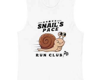 Uniseks muscle-tanktop in wit | Bella + canvas