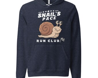 Uniseks hoodie in gemêleerd marineblauw | Bella + canvas