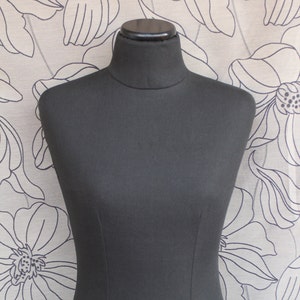 Mannequin Torso Black cotton Maniquin Vintage Style Dress Form Jewelry bust display Torso paper mashe Tailor Dummy Jewelry Holder Organizer