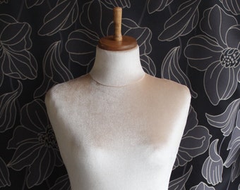 Mannequin Torso Velvet Maniquin Vintage French Style Dress Form Jewelry bust display Torso paper mashe Tailor Dummy Jewelry Holder Organizer