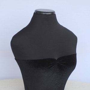 Mannequin Torso Mini Velvet Maniquin Vintage Style Dress Form Jewelry bust display Torso paper mashe Tailor Dummy Jewelry Holder Organizer