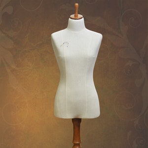 Mannequin Torso Calico Maniquin Vintage French Style Dress Form Jewelry bust display Torso paper mashe Tailor Dummy Jewelry Holder Organizer