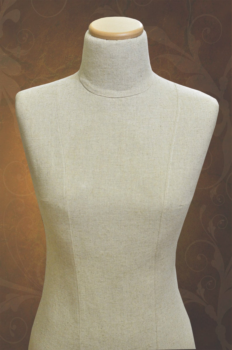 Mannequin Torso Panama Maniquin Vintage French Style Dress Form Jewelry bust display Torso paper mashe Tailor Dummy Jewelry Holder Organizer image 1